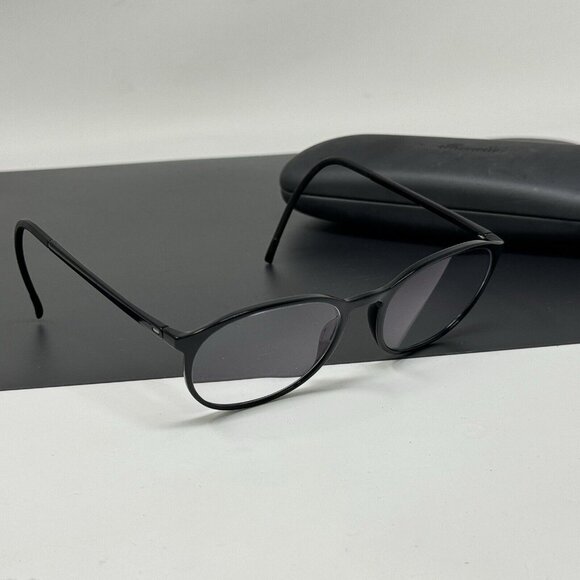 SILHOUETTE SPX 2889 6050  black eyeglasses Frame 51 [] 18-145 - Picture 8 of 13